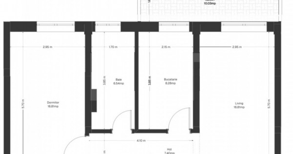 Apartament 2 camere+ balcon, 56 mp, zona Ghirodei