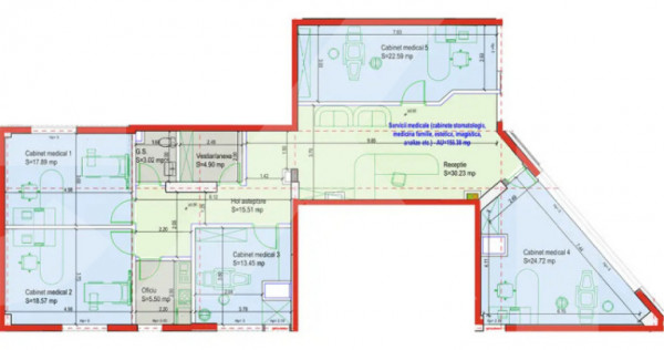 Spatiu Comercial, Strada Burebista, 162mp, 0% COMISION