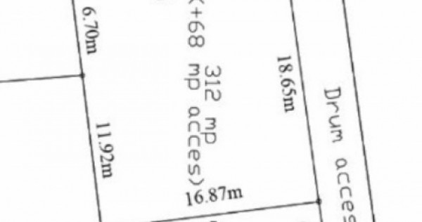 Teren 1135 mp Bariera Valcii, aproape de Bordei, ideal const