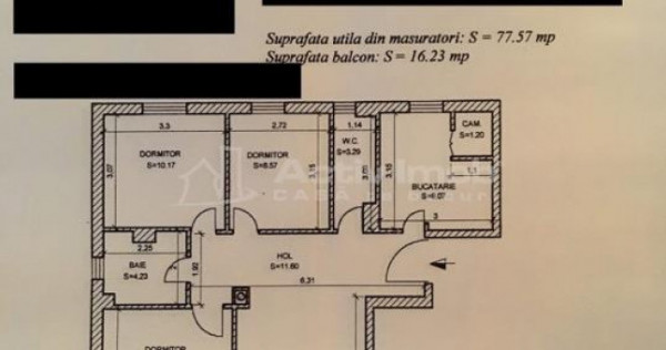 APARTAMENT 4 CAMERE DECOMANDAT BOEMA