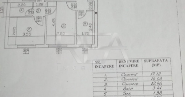 Apartament 3 camere, 9/10, bloc anvelopat /Drumul Taberei