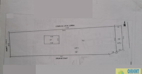 Lumina, teren intravilan 2.817mp de vanzare