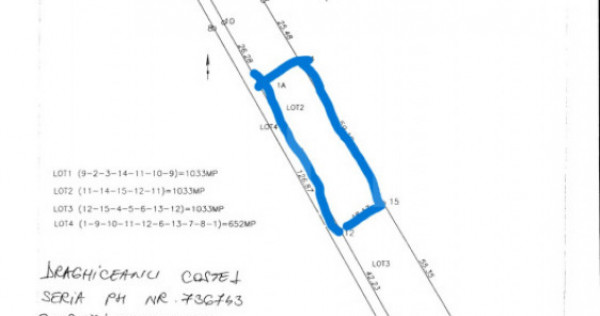 Teren intravilan Aricestii Rahtivani