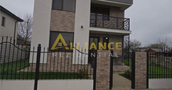 Vila mobilata si utilata- 4 camere - 2 bai - 350mp teren