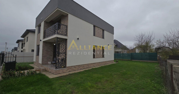 Vila mobilata si utilata- 4 camere - 2 bai - 350mp teren