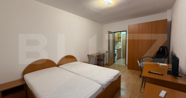 Garsonieră de &icirc;nchiriat, decomandat, zona Iulius Mall!