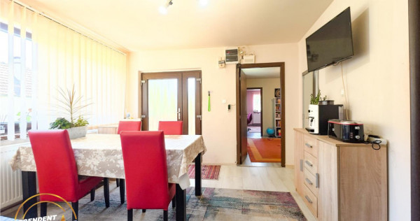 Casa luminoasa de 107 mp, 1.000mp teren, 250 m de izvorul cu