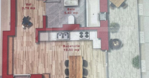 Apartament 2 camere, 45 mp, zona Torontalului, loc de subter