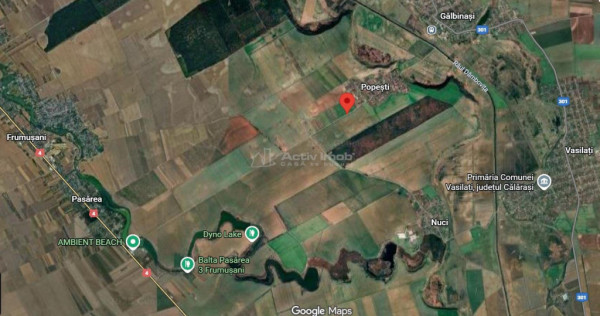 Lot intravilan 668 mp, Popesti Vasilati, la asfalt