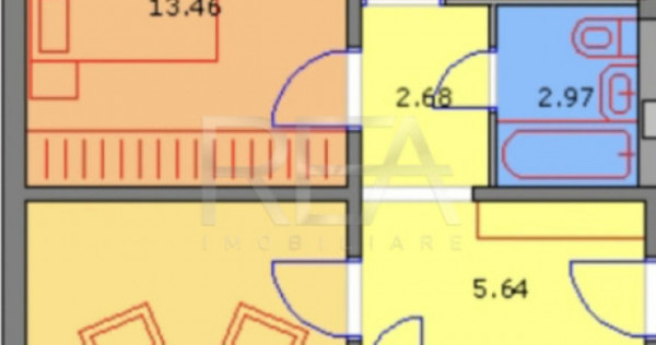 3 camere decomandat, anvelopat, 1/4, -Drumul Taberei
