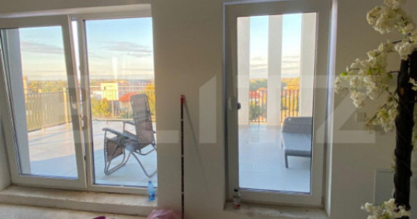Penthouse semifinisat de vanzare, 86 mp, zona Botizului Satu