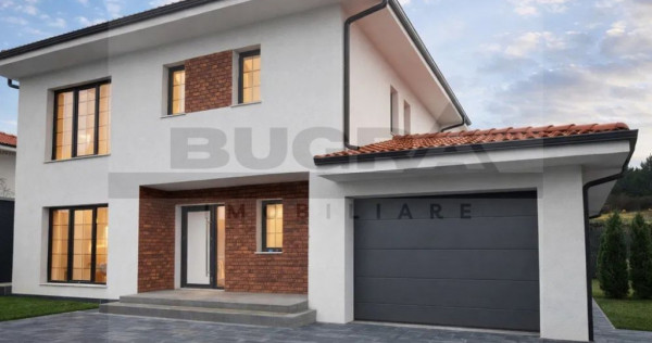 Casa individuala cu garaj, 120 mp utili, Chinteni