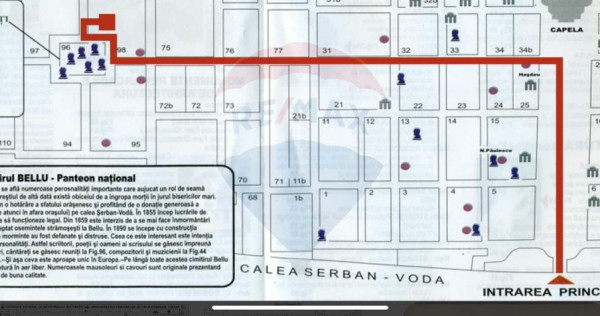 Loc de veci cu 6 locuri in cimitirul Bellu Aleea artistilor