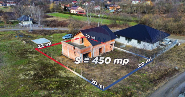 Casă P+M la roșu de v&acirc;nzare &ndash; Tăuții-Măgherăuș