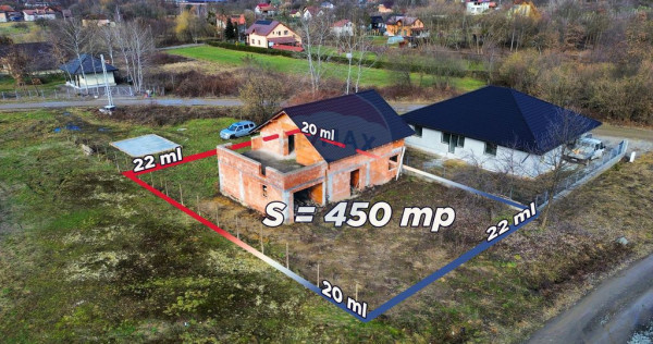 Casă P+M la roșu de v&acirc;nzare &ndash; Tăuții-Măgherăuș