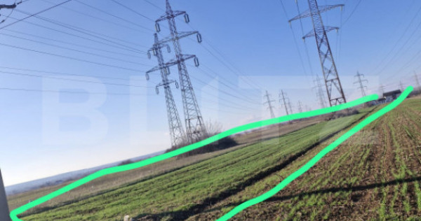 Teren extravilan 5.000 mp | Deschidere 15,79 m | Acces DN7 |