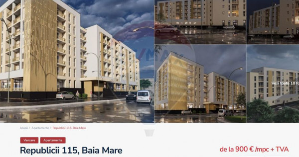 Apartament cu 2 camere de v&acirc;nzare &icirc;n zona Republicii