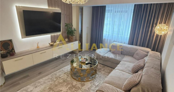 Apartament 2 camere mobilat si utilat, 56 mp, parcare subter