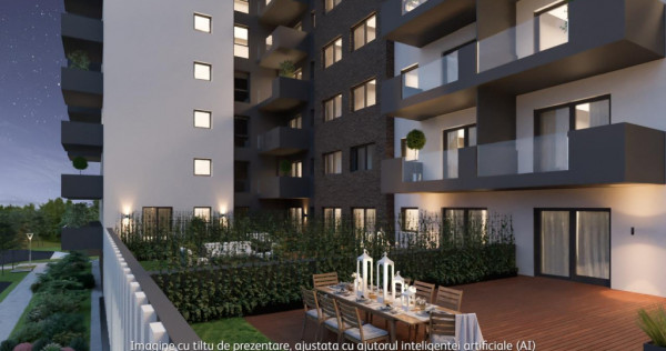 Zona Rahova, Apartament 2 camere, Terasa 31.26mp