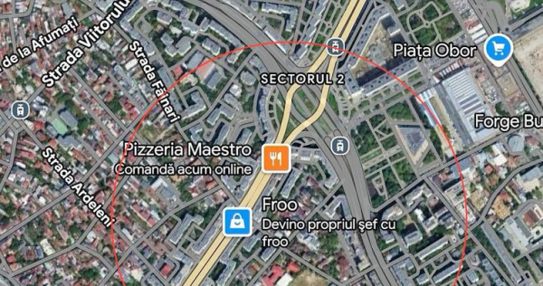 Zona Obor 74 mp vitrina 7 m ideal market