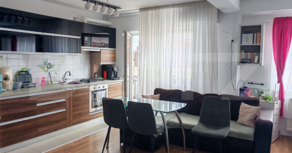 Apartament 2 camere, 58 mp, etaj intermediar, orientare sudi