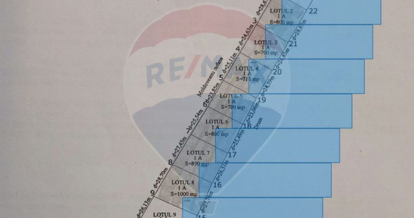 Oportunitate dezvoltare: 10.032 mp cu front la lac, lotizat
