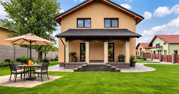 Eleganta casa, cartier select, intabulata Halchiu, Brasov