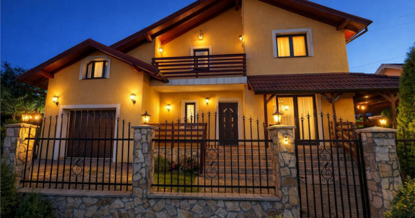 Casa rafinata,incantare peisagistica,garaj,securizare,Corunc