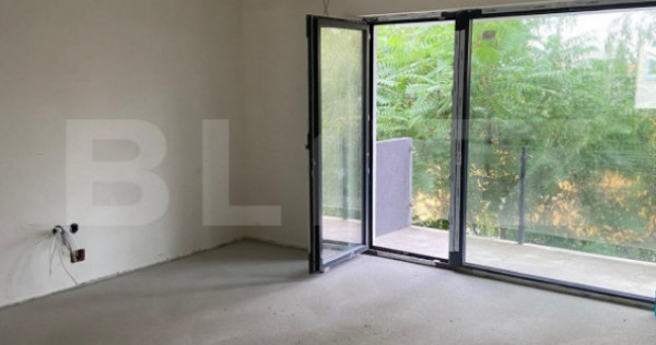 Apartament semifinisat de 2 camere, 50 mp, parcare, la 5 min
