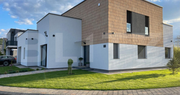 Casa premium, 5 camere, 243 mp utili, 665 mp de teren, acces