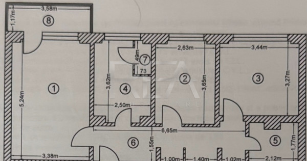 3 camere, 4/10, 65 mp, bloc 1978-Drumul Taberei