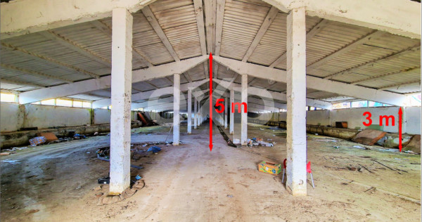 Hala 2000 mp + teren 2776 mp | R&acirc;șnov &ndash; zona industrial?