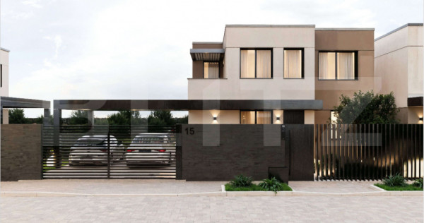 Casă de v&acirc;nzare, 122 mp, teren 400 mp, zona Ștrandului