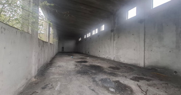 Vand hala plus teren 8000 mp intravilan zona combinat Vladimirescu