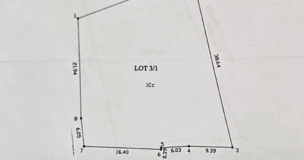Teren LIBER zona Chercea TUG