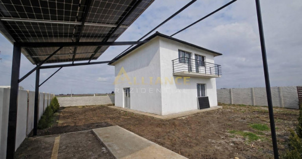 Vila individuala- 4 camere- panouri solare- 800m de STV
