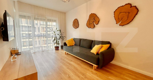 Apartament 2 camere modern, &icirc;ncălzire &icirc;n pardoseală, loc