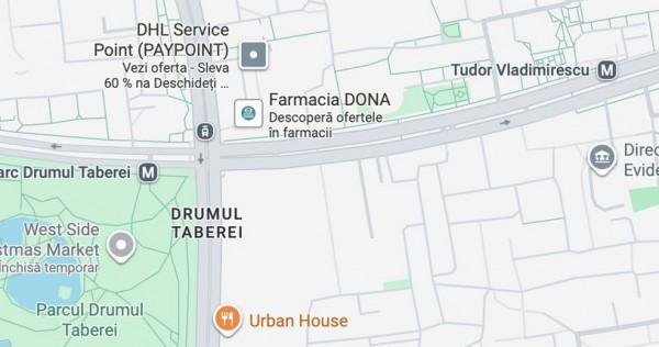 Zona Drumul Taberei sp 72 mp trafic intens pietonal