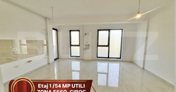 Etaj 1, Apartament cu 2 camere, 54 mp utili + 8,5 mp balcon,