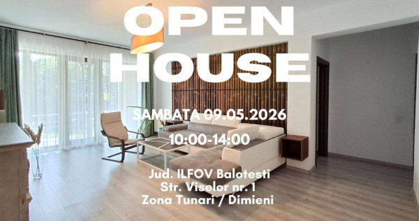 Casa cu 4 camere Balotesti Ilfov zona Tuna, Dimieni