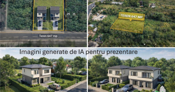 Teren intravilan Balotesti - Saftica 647mp