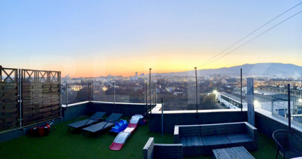 Penthouse cu scara interioara, 85 mp utili, 3 camere, 2 Tera