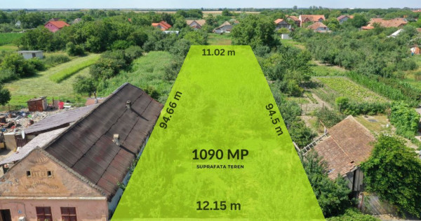 Intravilan | 1090mp-Toate Utilitatile | Aproape de Primar...