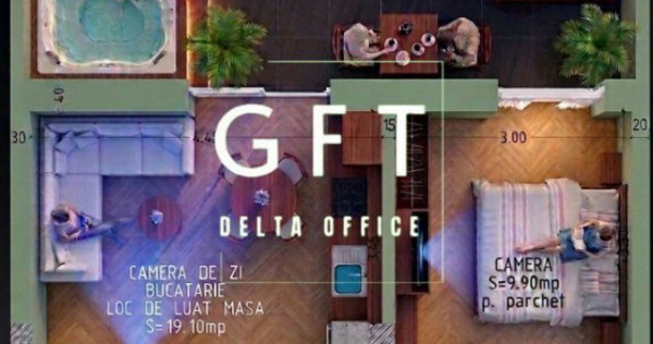 Apartament 2 camere - tip Penthouse | Bistrita