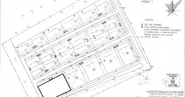 Teren de vanzare in Stalpu, Buzau, deschidere 62ml, 2600 mp,28.600euro