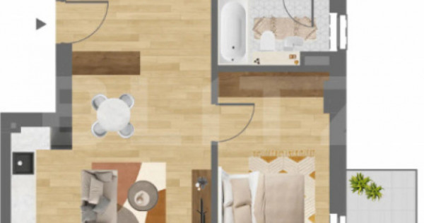 COMISION 0 | APARTAMENT 3 CAMERE | CITIUS | PRIVELISTE SUPER