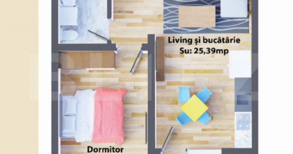 Apartamente de 2 camere, 44,02 mp, modern, zona Ipotesti