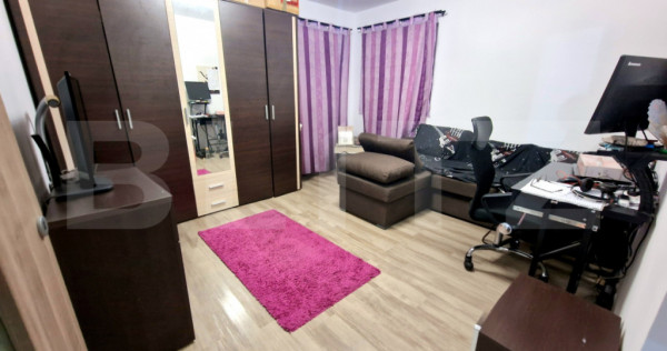 Apartament cu 2 dormitoare, 53 mp, mobilat, balcon, zona Ero