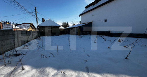 Teren 471 mp cu construcție demolabilă &ndash; ideal spații c