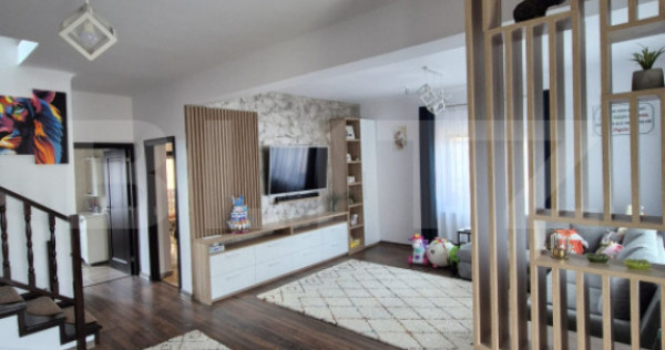Casă modernă mobilata, utilata, 115mp utili, Valea Lupului